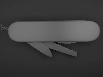 Swiss Knife for self-defence Free 3D model