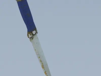 Knife Middle Poly 3D model