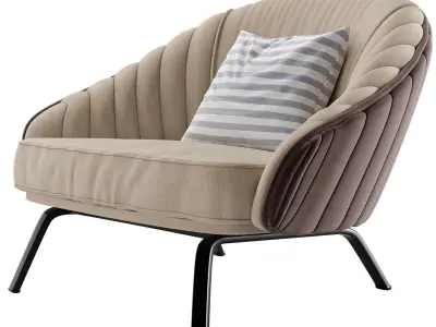 ARMCHAIR WHITNEY 3D model