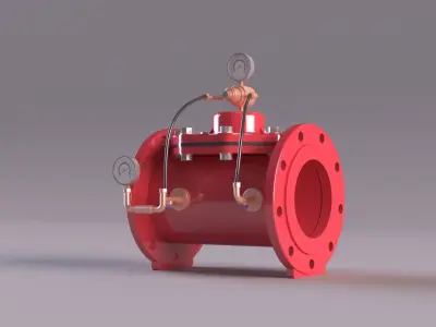 Pressure Control Valve 3D model