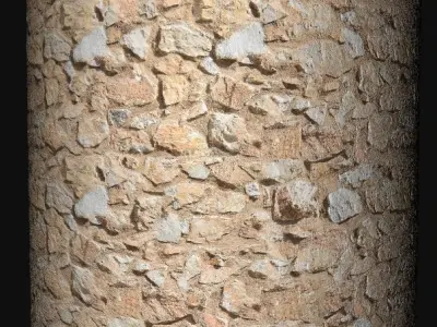 Masonry Stone Wall Texture- 3D Photorealistic  Texture