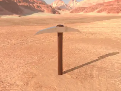 Pickaxe 3D model purchase