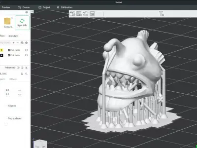 Custom3Dprint Minifigure Accessory - Ninjago Fish Helmets - 006 3D print model