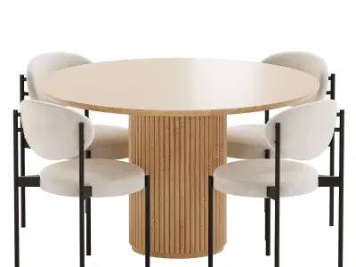 Dinning Set 13 3D model