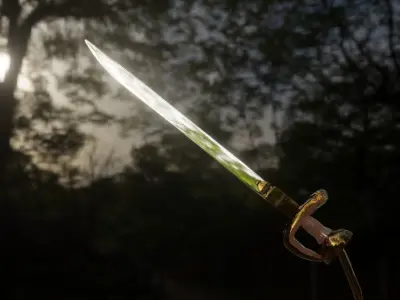 Dhop Sword  3D model