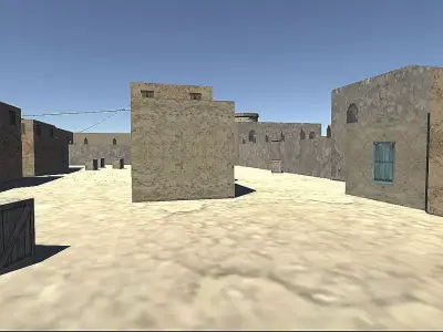 shooting env Free low-poly 3D model