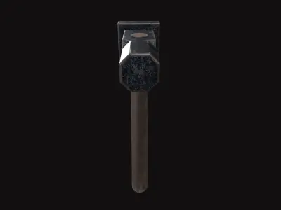 Medieval Flatter Low-poly 3D model