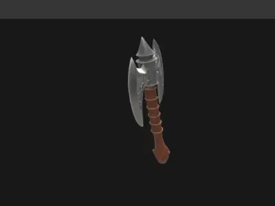 Realistic 3D Axe Model - Game Ready Low-poly 3D model