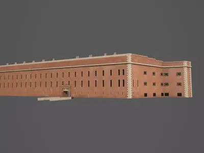 Fort Point National Site Free low-poly 3D model