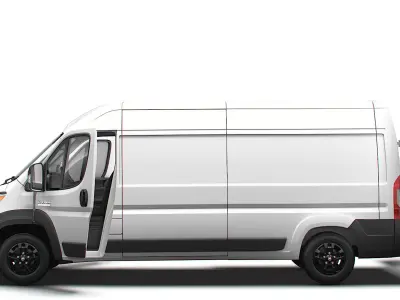RAM Promaster Van L3H2 HQ Interior 2023 3D model