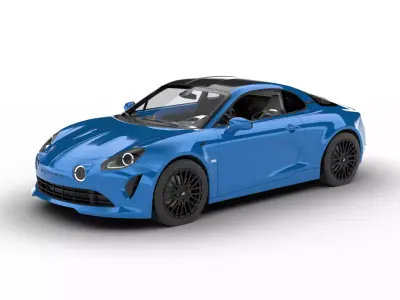 Alpine A110S 2020 3d model 3D model