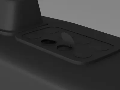 Submarine 3D Model with propellers 3D model