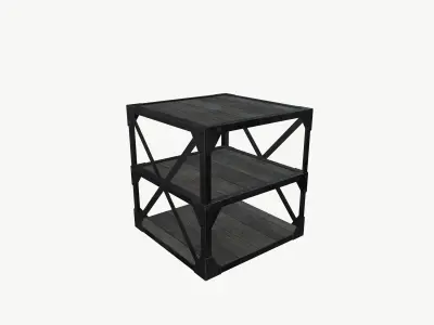 Industrial table 3D model