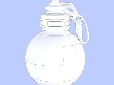 Grenade Free 3D model buy