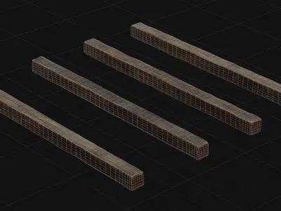 Wooden Plank Pack Vol 01 - High-Quality Wooden Planks Free low-poly 3D model