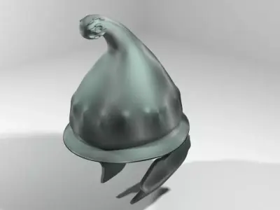 Ancient Combat Helmet - Greek Phrygian 3D model