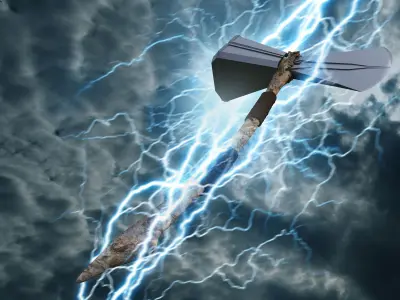 Thunder ax of Thor 3D model