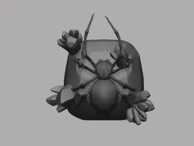 Stylized Spider Sculpt 3D model
