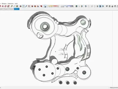 Sketchup Kindergarten C2 3D model