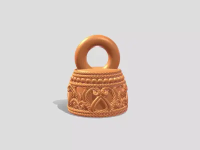 Bail 3D Model STL for Jewelry 3D model