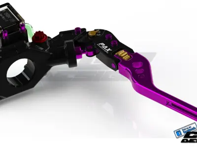 PINKI right brake leverdesigned by paX Free 3D model