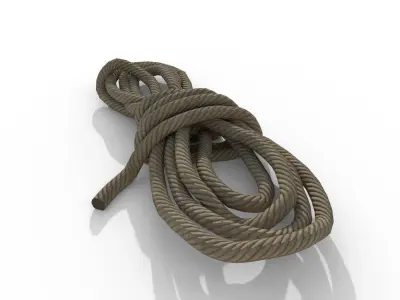 Rope - PBR Game Ready Low-poly 3D model