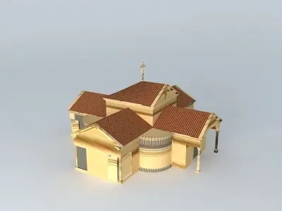 Church house Free 3D model