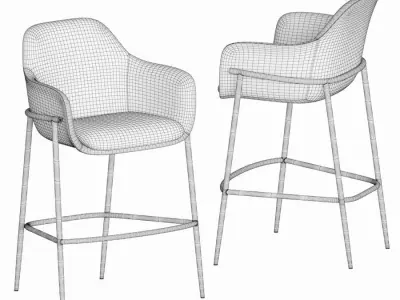Giuliomarelli Chia Stool 3D model