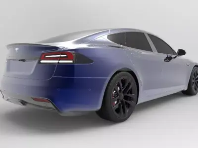 Tesla Model S Plaid 2023 3D model