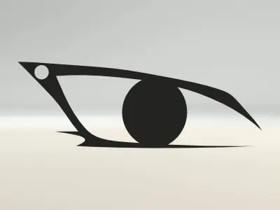 itachi sharingan keychain main part Free 3D print model