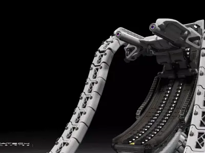 Flying rescue robot concept Free 3D model