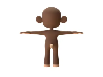  3D Monkey Model 3D model