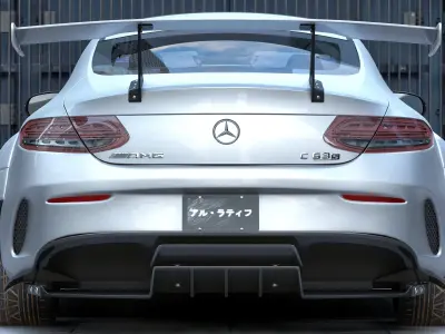 3D Mercedes Benz AMG C63 - BN-59 3D model