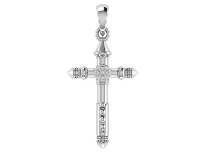 CROSS PENDANT CR178 3D print model