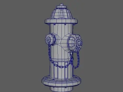 Fire Hydrant 3D model 52