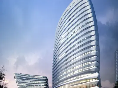 3Dmax fashion city commercial square building 187 3D model