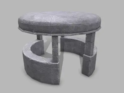 Military Bunker 5 Low-poly 3D model