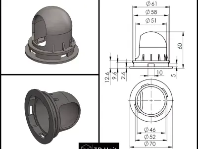 KARCHER vacuum cleaner diffuser 3D print model