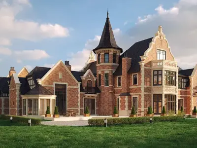 Private house 3D model 5