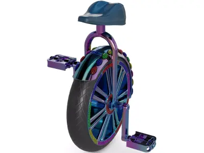 Unicycle 3D model