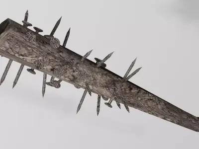 Medieval Baseball Bat 3D model