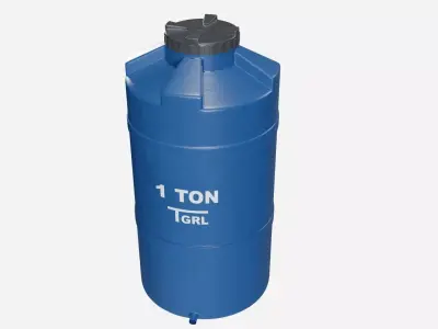 WATER TANK 01 3D model purchase