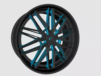 Forgiato  wheel Tecnica 3 14 3D model