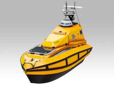 C-Worker 4 Autonomous Surface Vehicle ASV Type 2 PBR 3D model