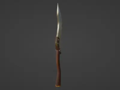 NATURE SWORD Low-poly 3D model