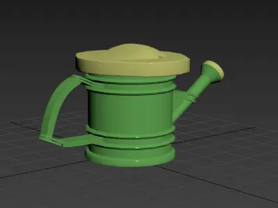 water can Free low-poly 3D model