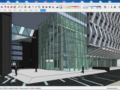 Sketchup Hotel G5 3D model