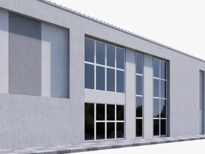 warehouse Low-poly 3D model by memar-allahyarov