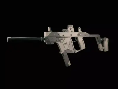 Kriss Vector Low-poly 3D model 4