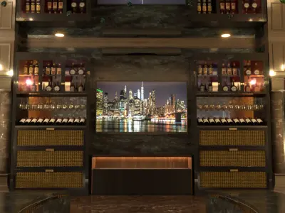 Private Wine Room 3D model
